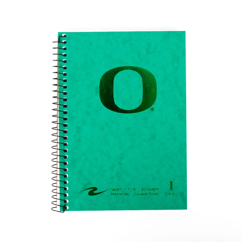 Classic Oregon O, Roaring Spring, Spiral 1-Subject, Art & School, 5"x7", 2025, EcoPress, Foil, 965892